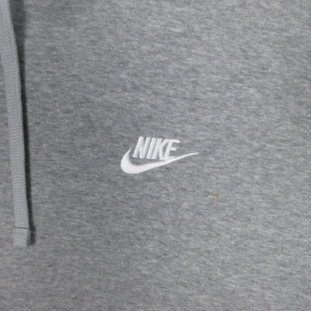 Nike Sweater Mens Large Gray Sportswear Club Fleece Pullover Hoodie Sweatshirt